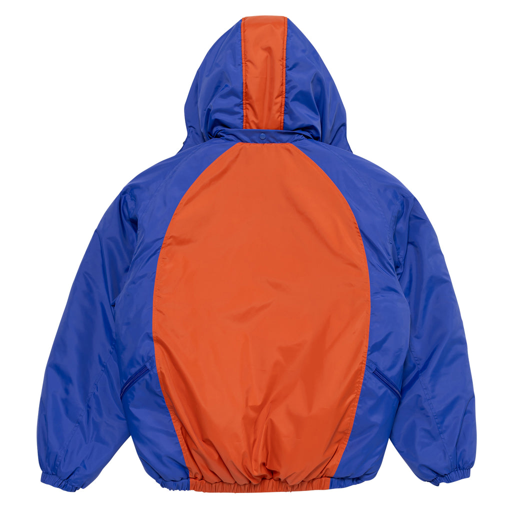 ASYMN PUFF JACKET - Blue/Red