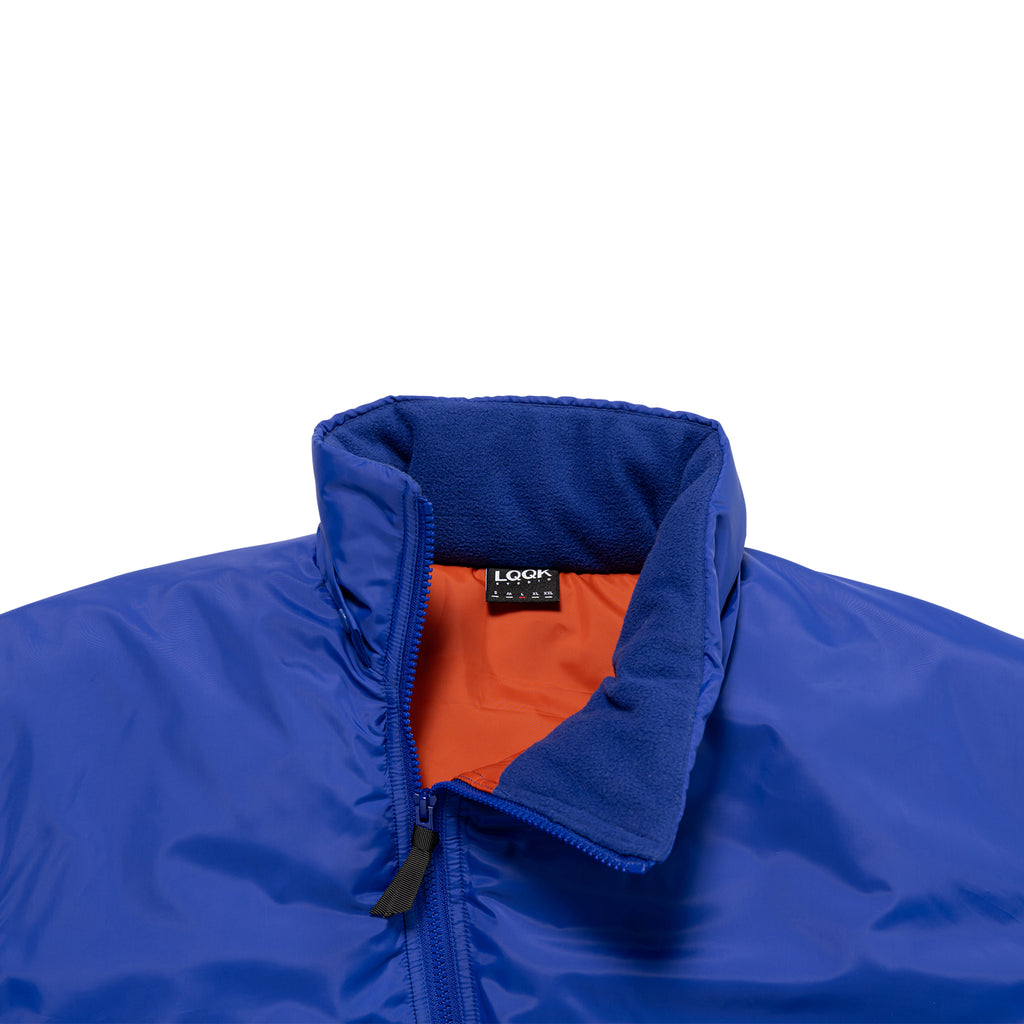 ASYMN PUFF JACKET - Blue/Red