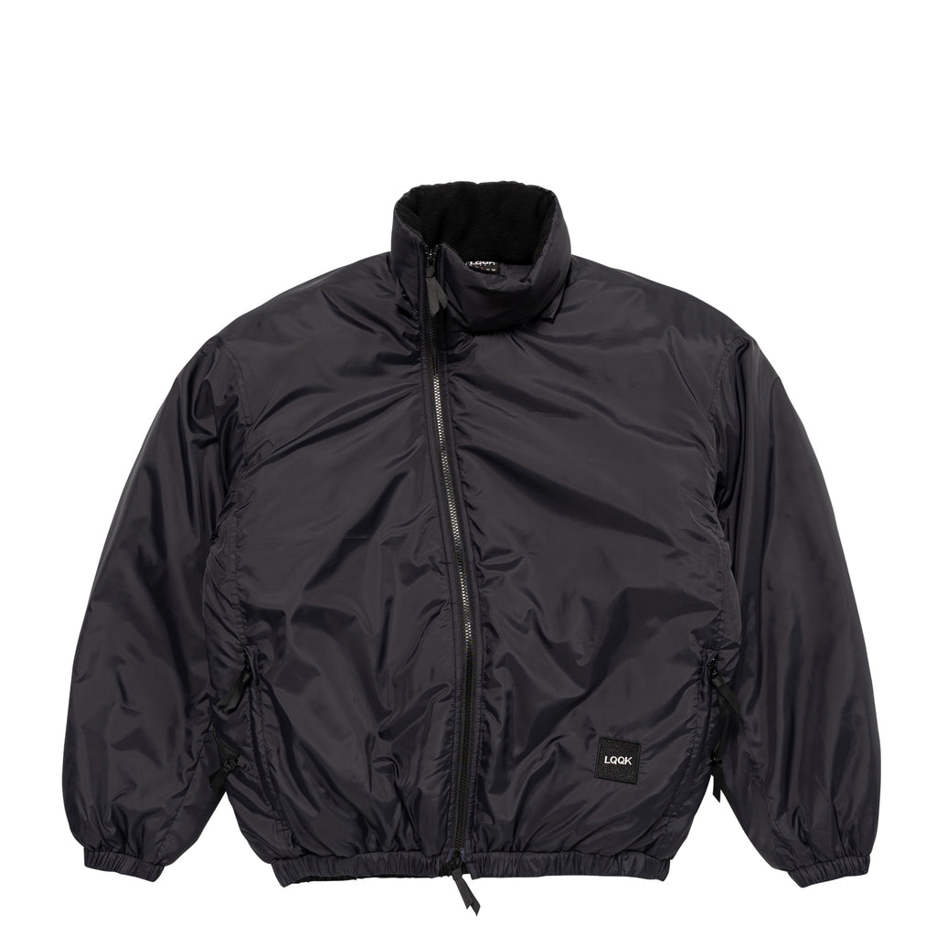 ASYMN PUFF JACKET - Black