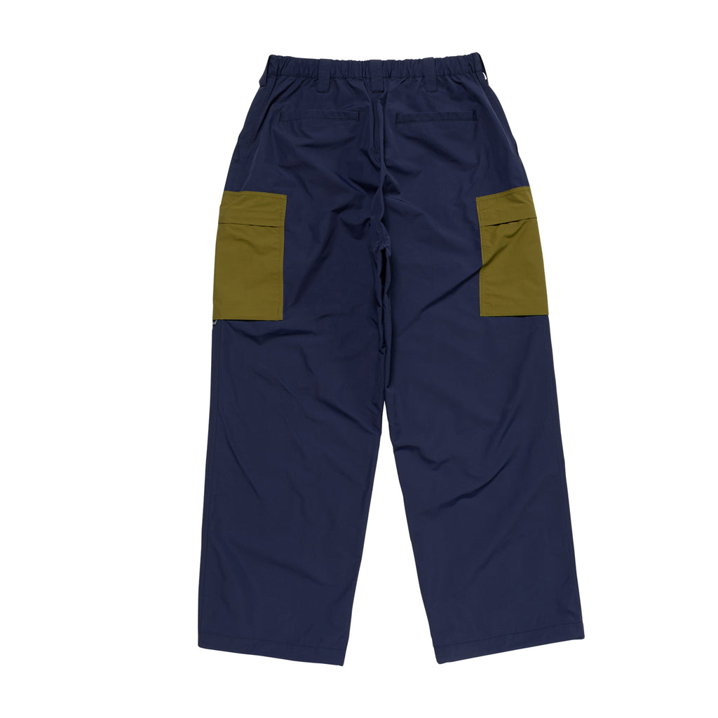 NYLON CARGO PANT - Navy/Green