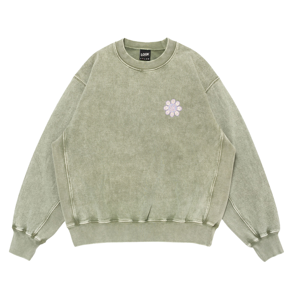 Flower Power Crew Neck