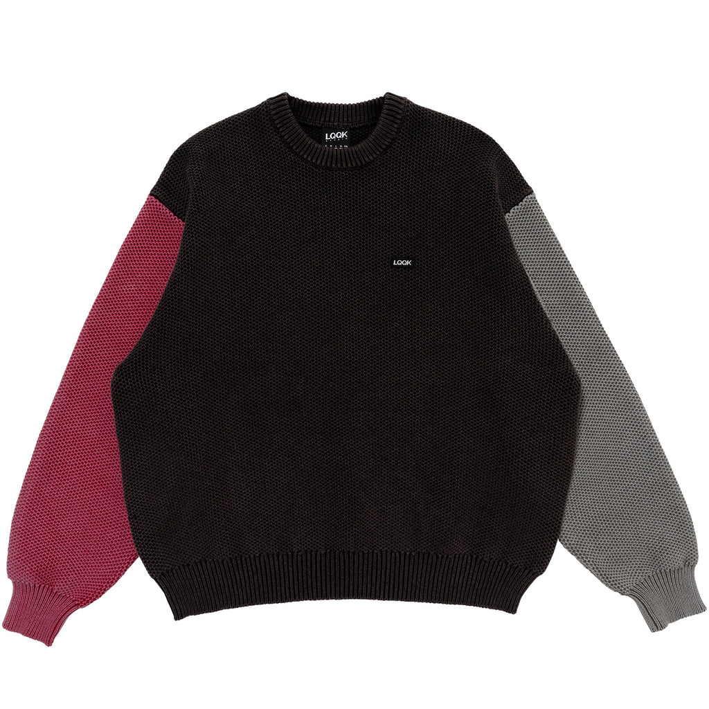 Waffle Knit Sweater - Multi Color