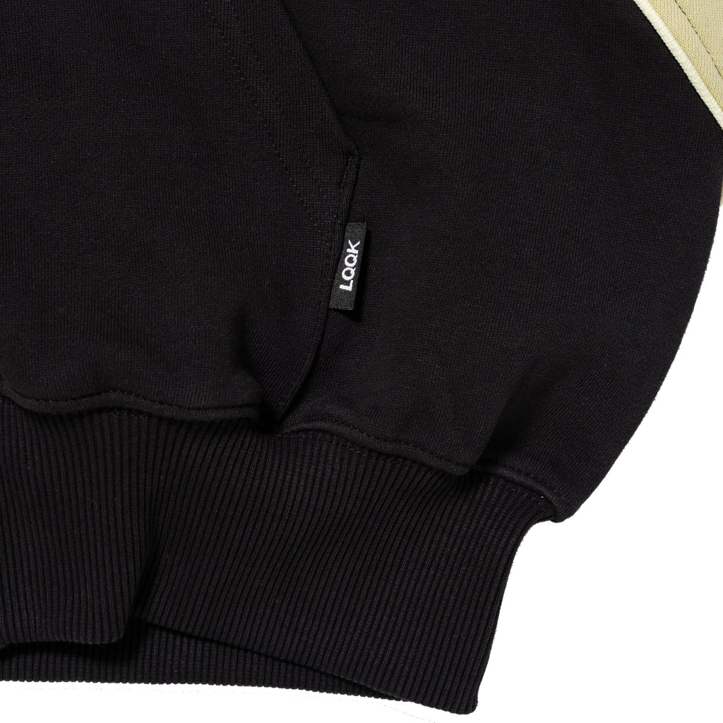 Team Fleece Zip-up Sweat / Black and Sage