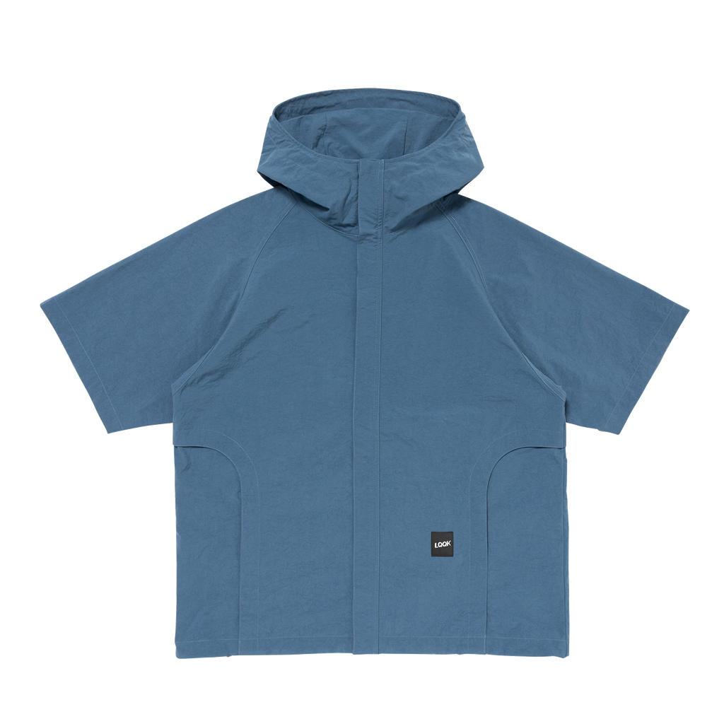 Fusion Short Sleeve Windbreaker - BLUE