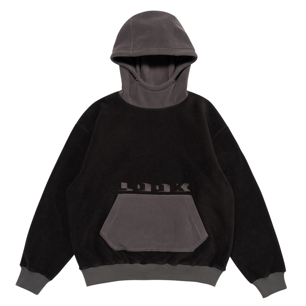 POLAR FLEECE HOODIE - Black