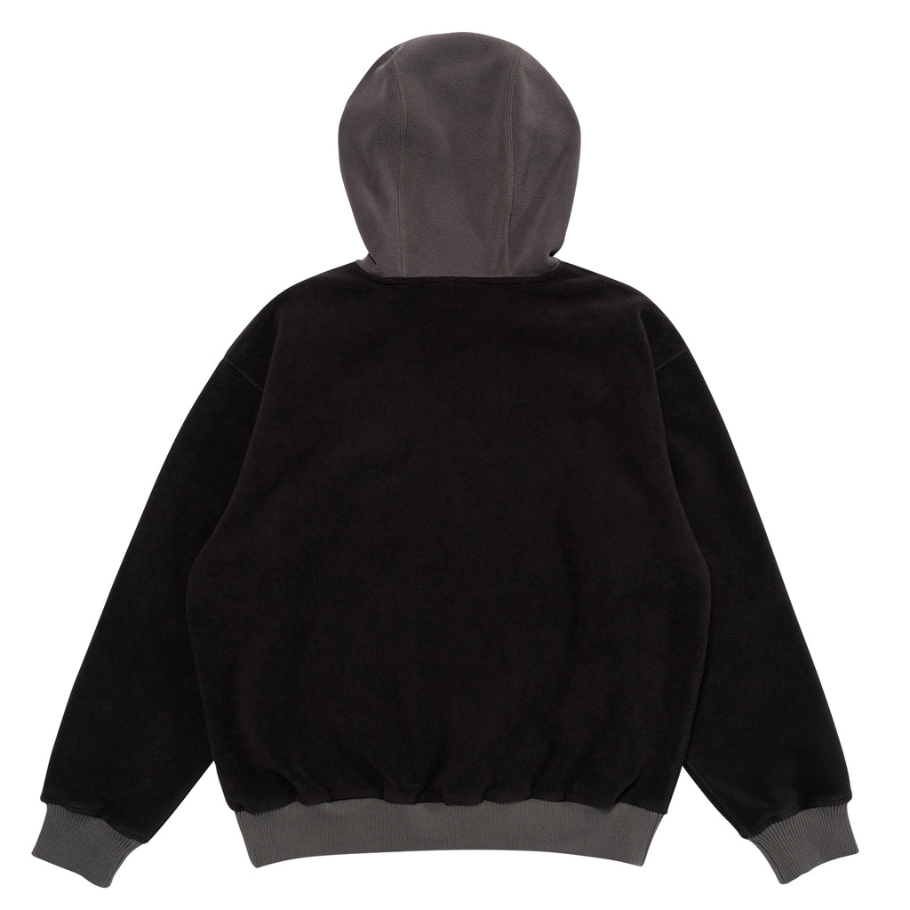 POLAR FLEECE HOODIE - Black