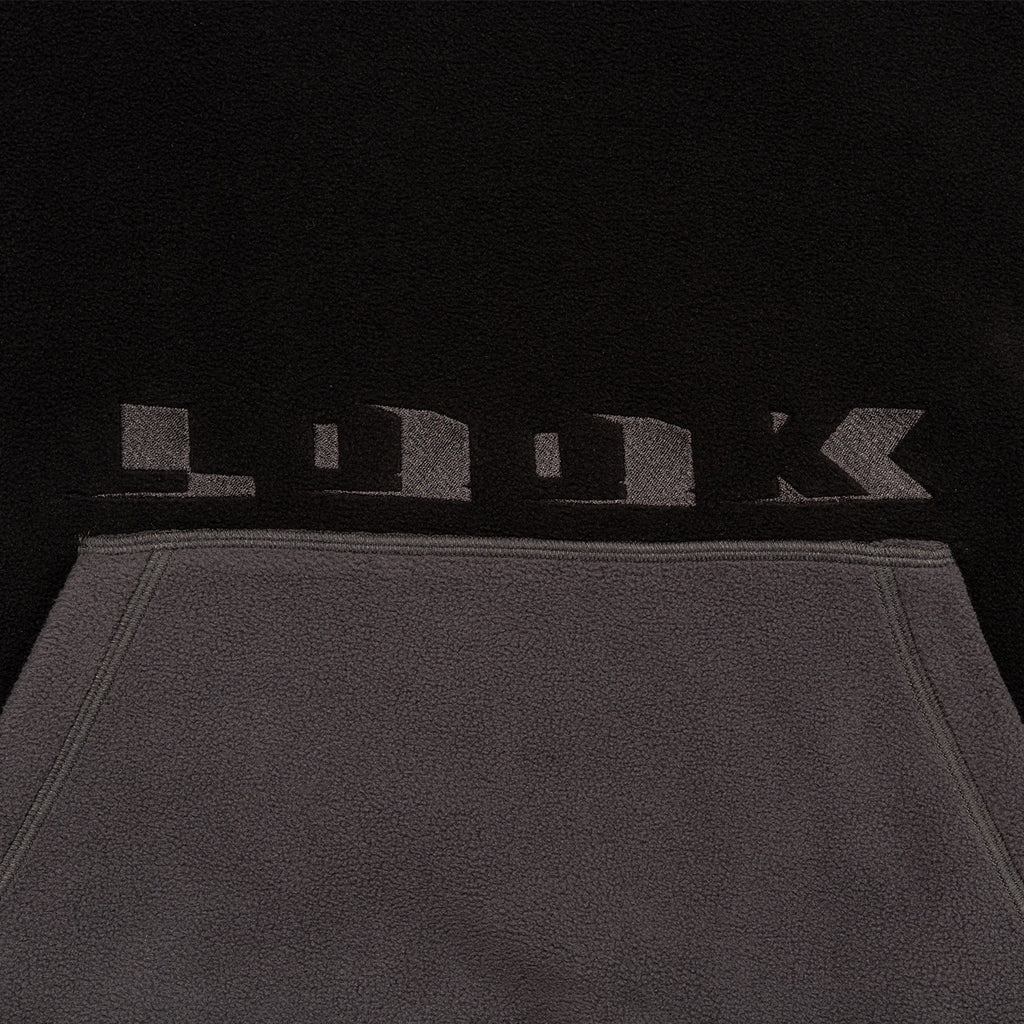POLAR FLEECE HOODIE - Black
