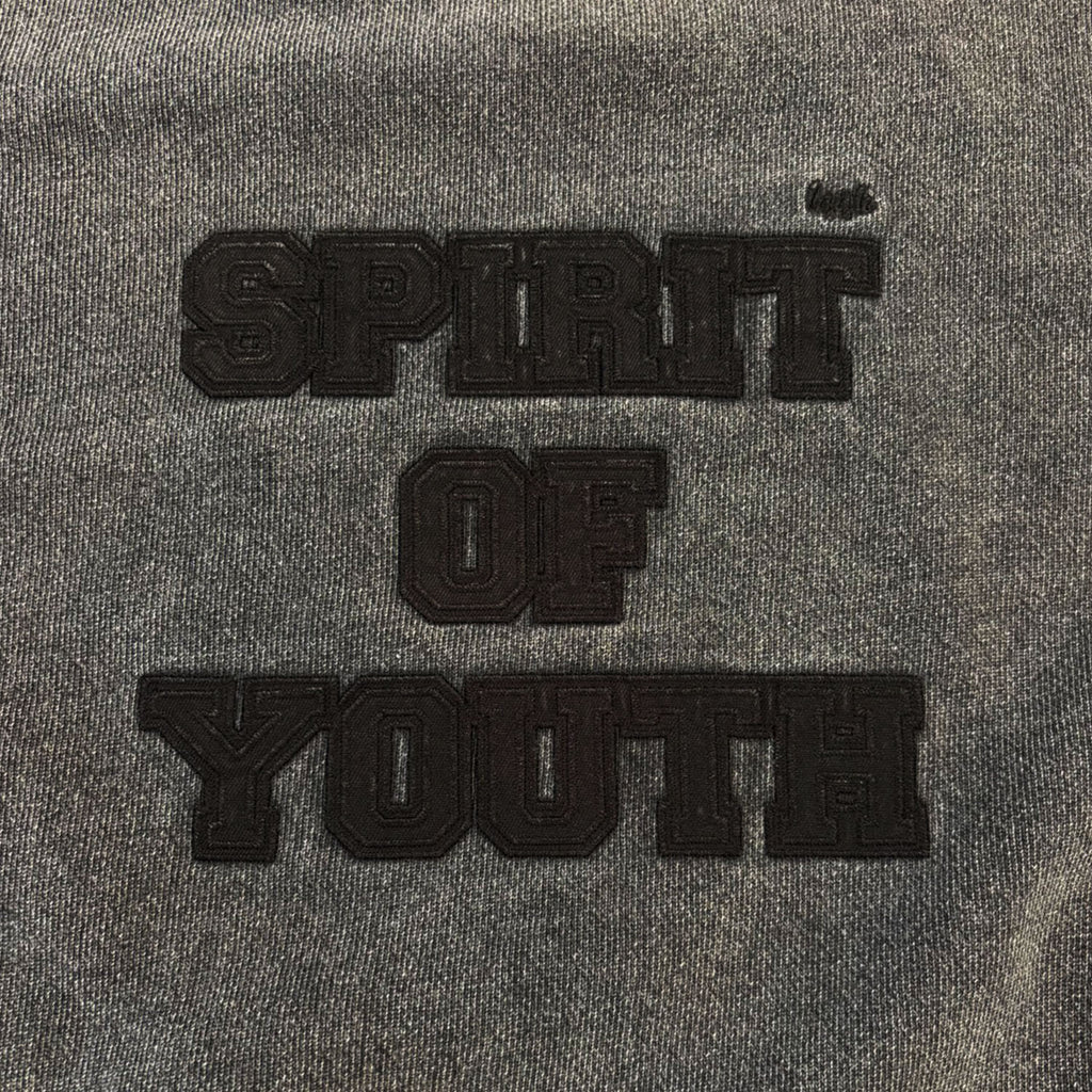 SPIRIT OF YOUTH Crewneck sweatshirt -Faded Black