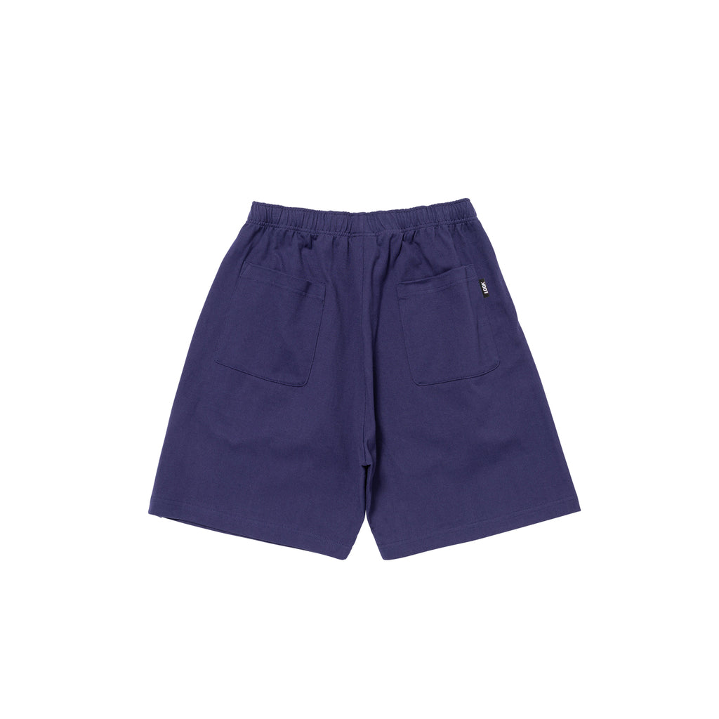 Rugby Weight Cotton Q-Ring logo shorts (Cobalt)