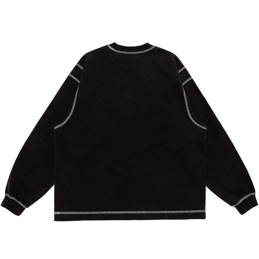 Noise Control Big Stitch Crew - Faded Black