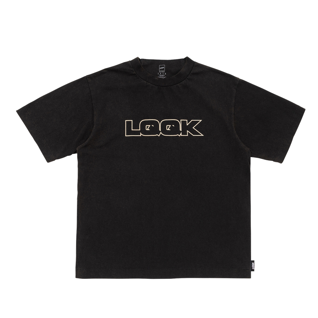 LQQK Deconstruction Tee - BLACK