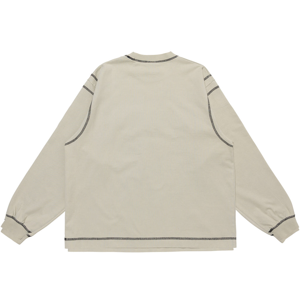 Noise Control Big Stitch Crew - Grey Moss
