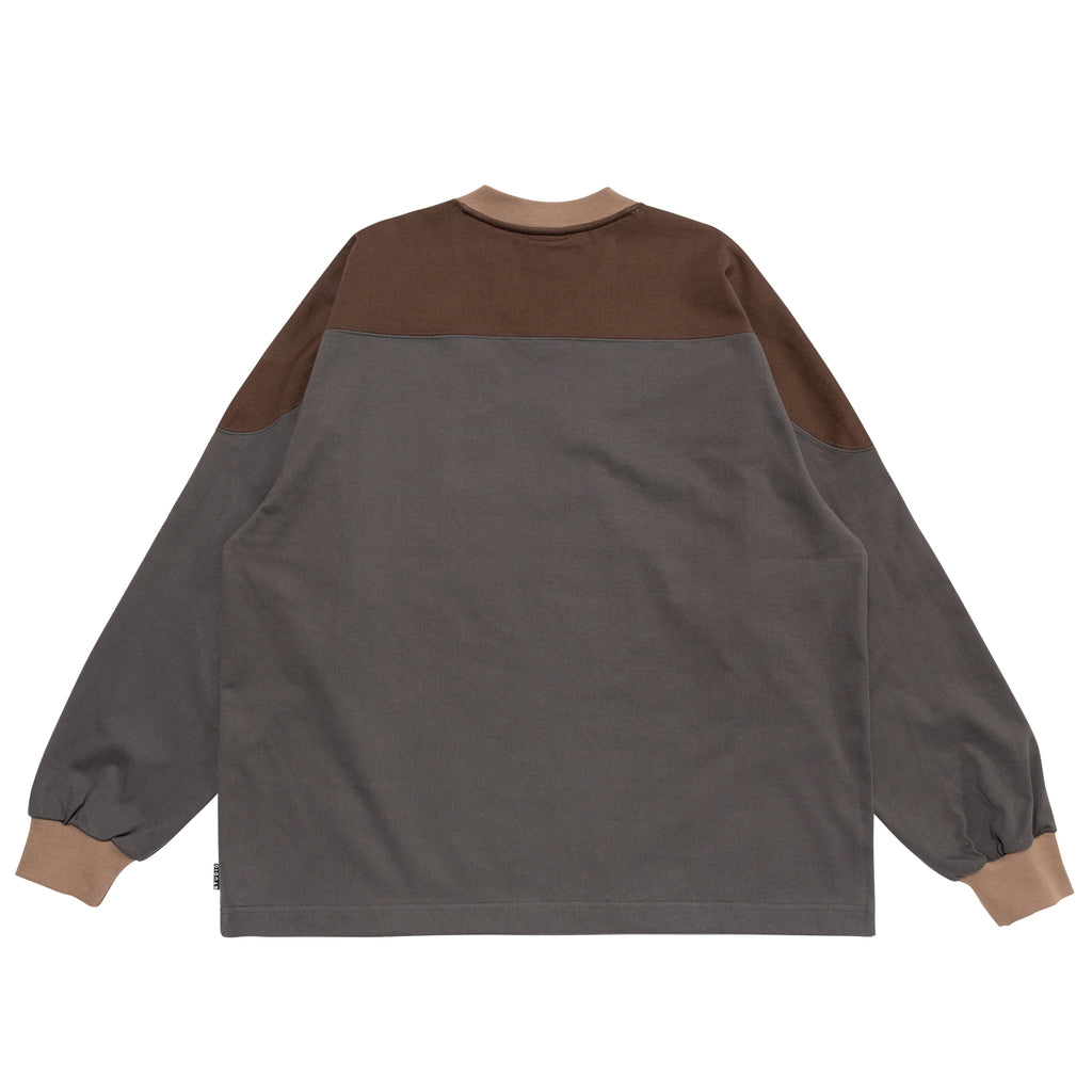 HOCKEY TEE - Brown/Grey