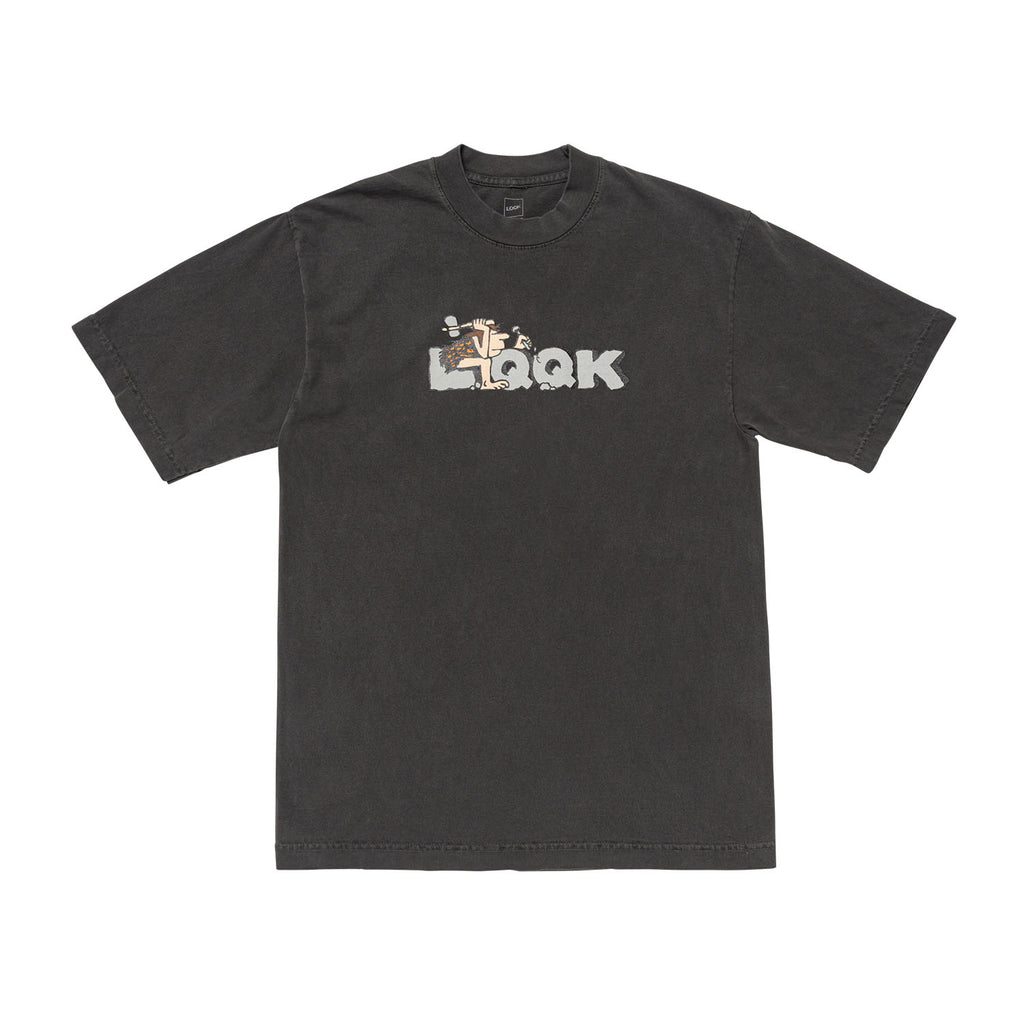CAVEMAN TEE - Vintage Black