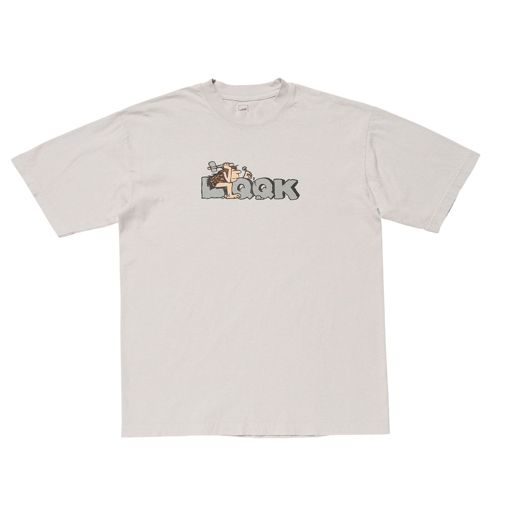 CAVEMAN TEE - Cement Grey