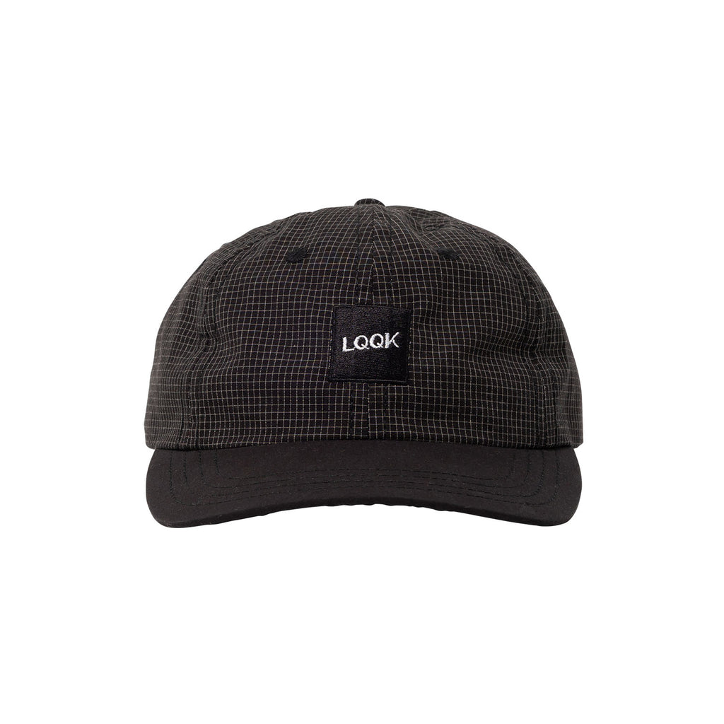 LQQK Logo Grid Cap - BLACK