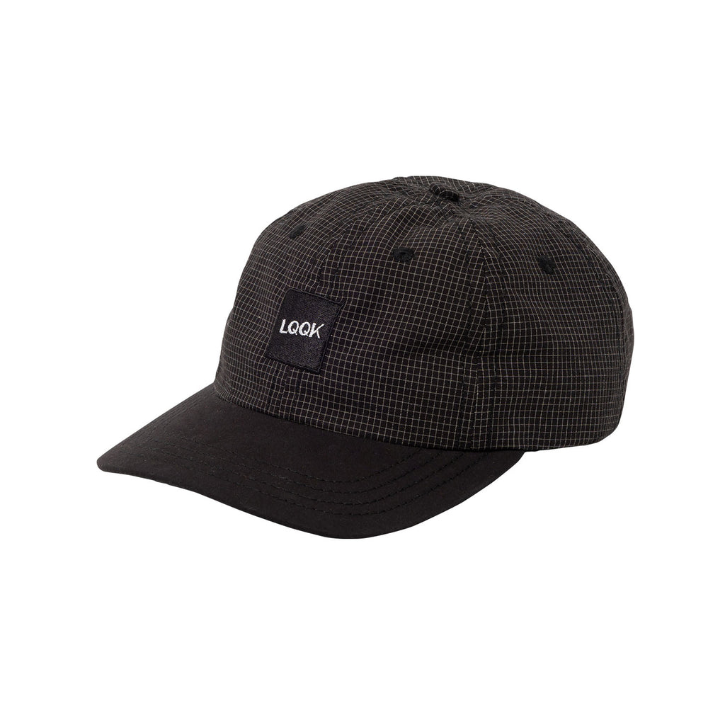 LQQK Logo Grid Cap - BLACK
