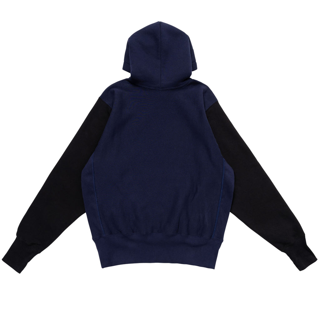 Signature Snap Hoodie COLOR-BLOCK (NAVY / BLACK)