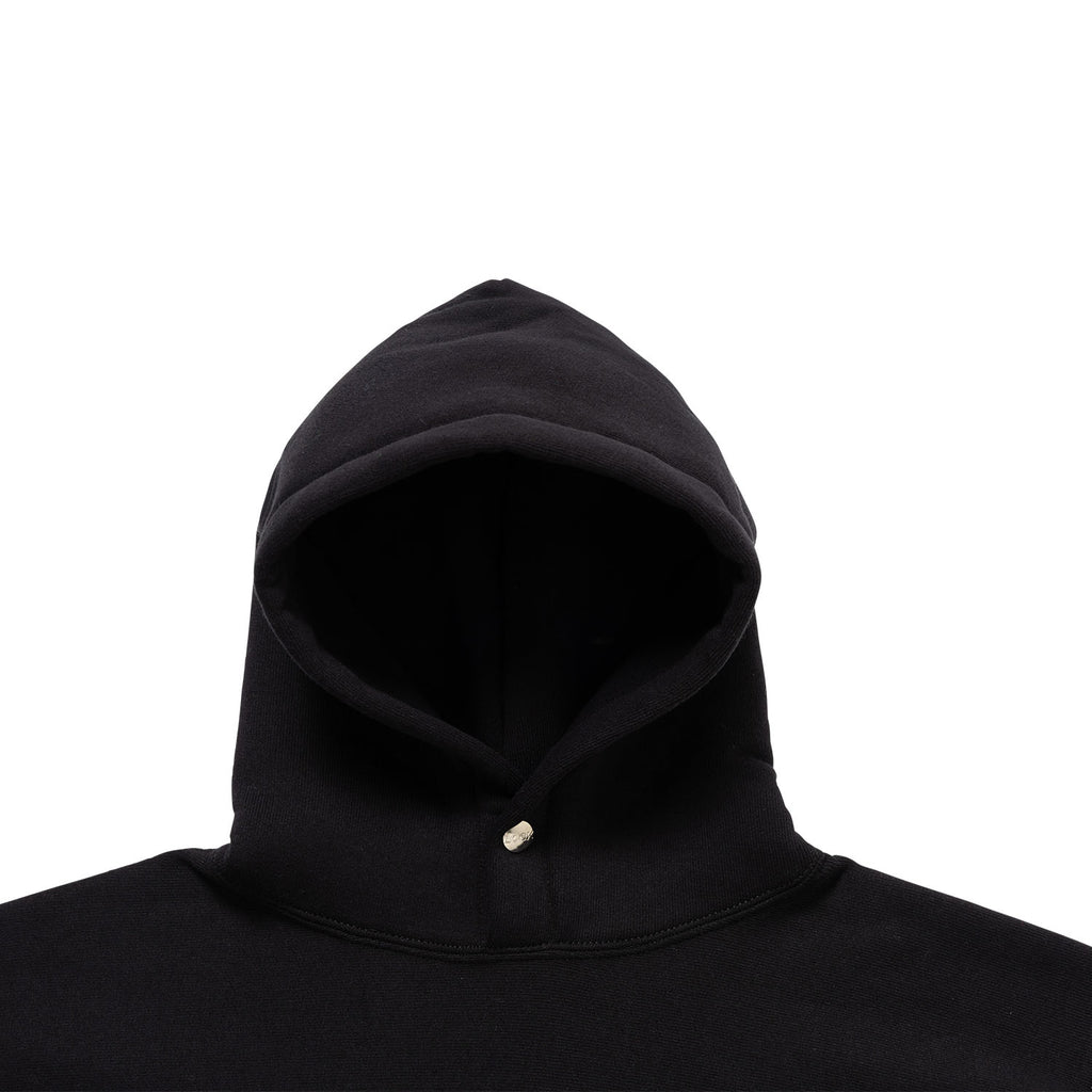 Signature Snap Hoodie BLACK