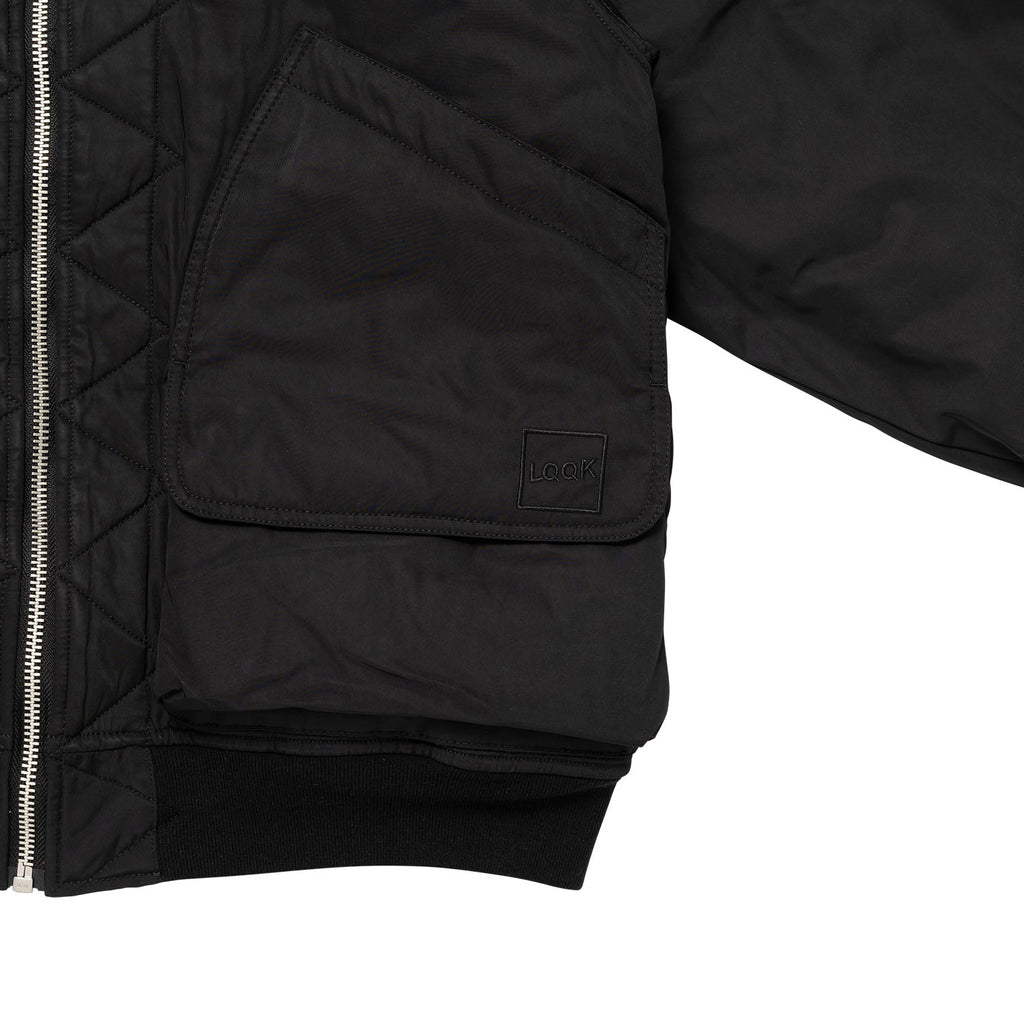 Liner Bomber Jacket - BLACK