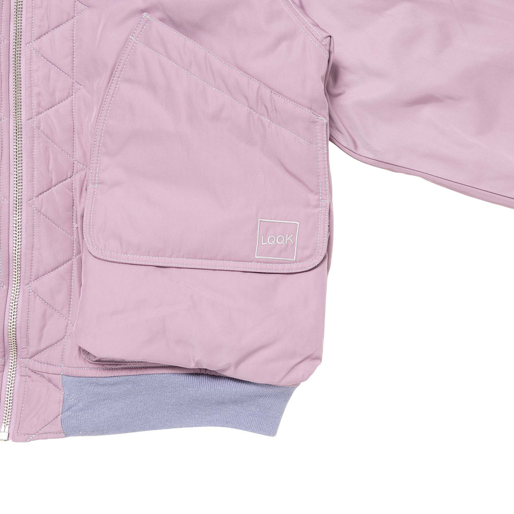 Liner Bomber Jacket -  DUSTY LILAC