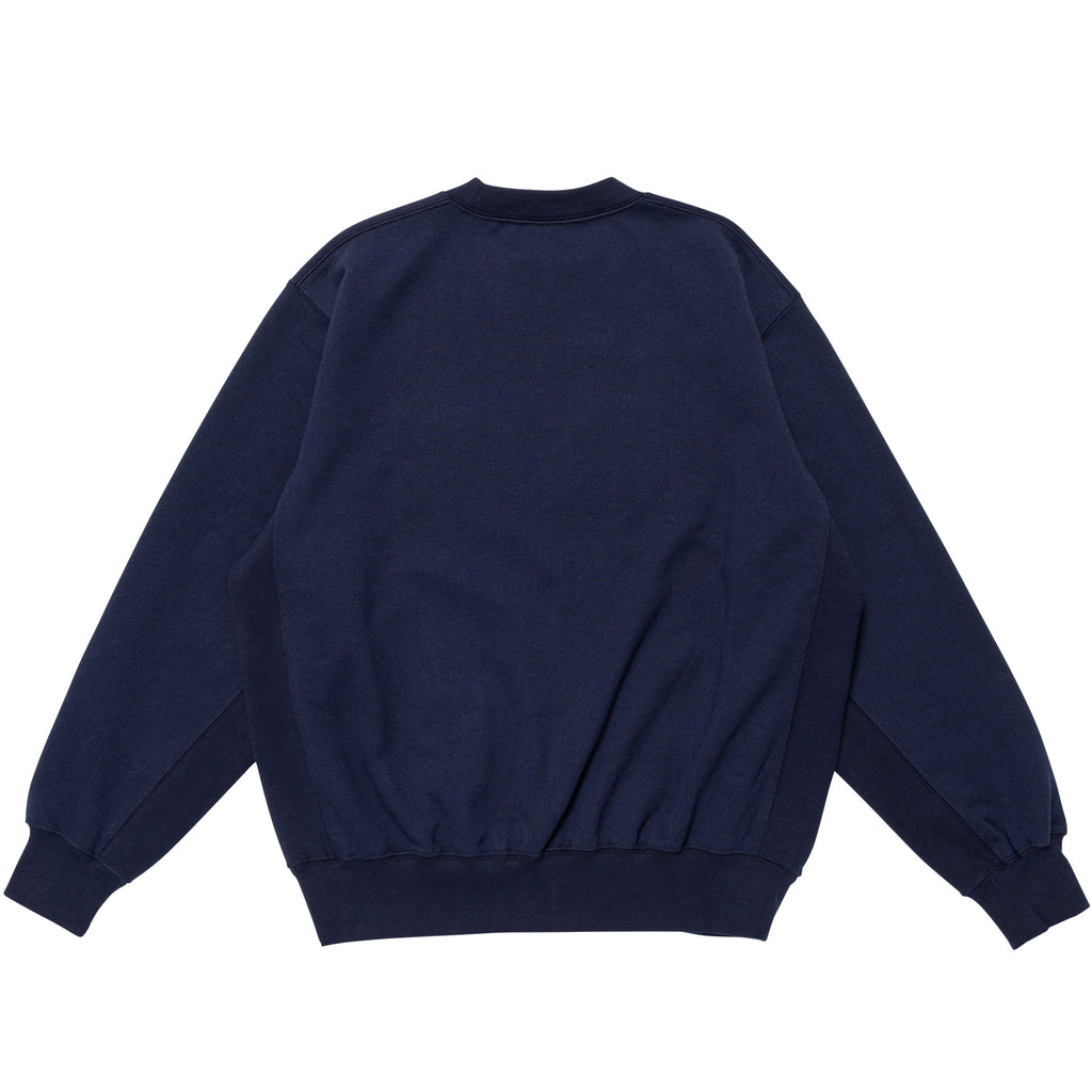 BUS CLOTH APLIQUE CREWNECK - Navy