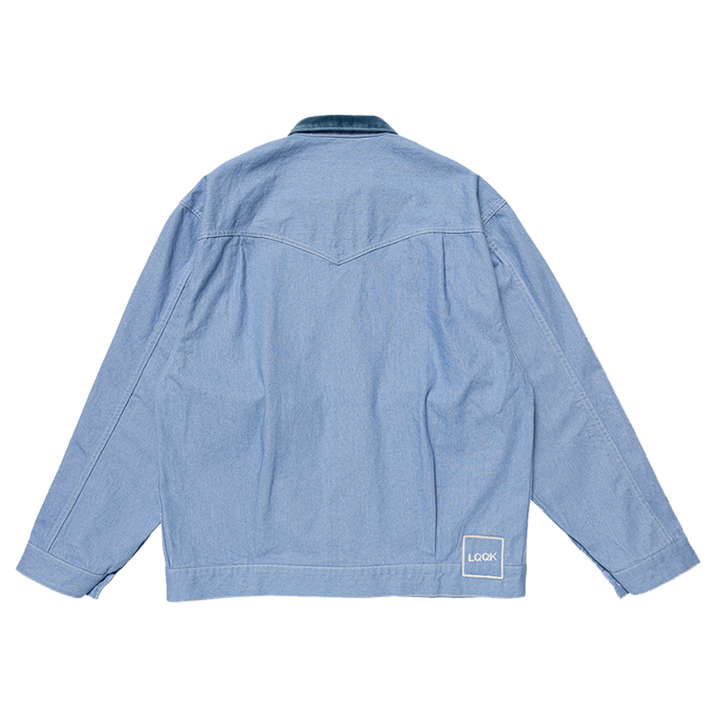 Light Weight Denim Jacket (BLUE)