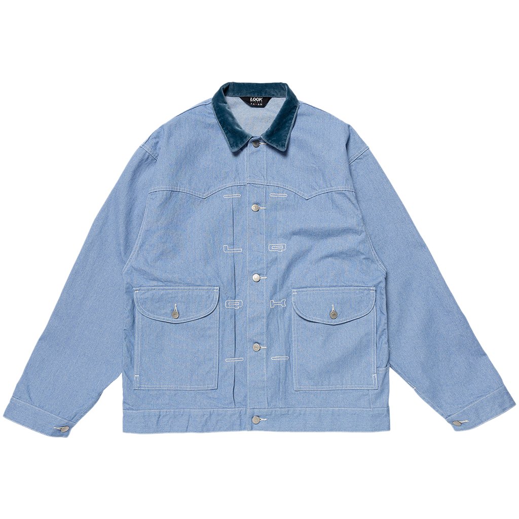 Light Weight Denim Jacket (BLUE)