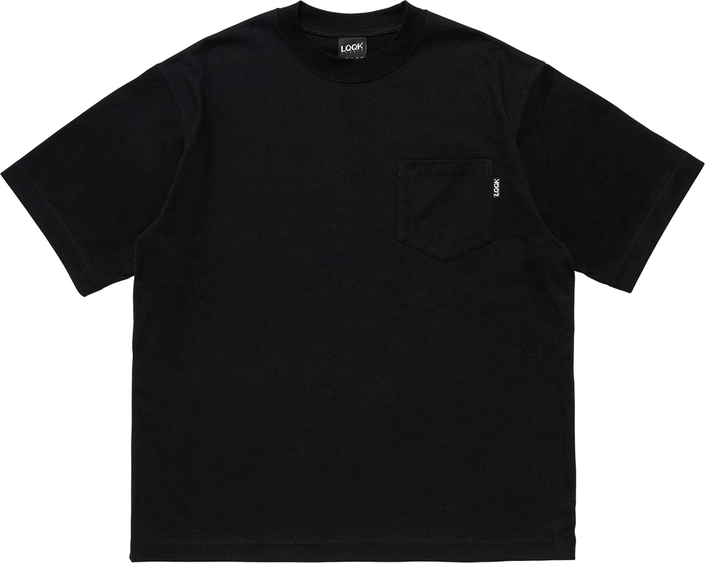 Rugby Weight Pocket T-Shirt (BLACK)