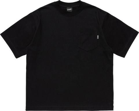Rugby Weight Pocket T-Shirt (BLACK)