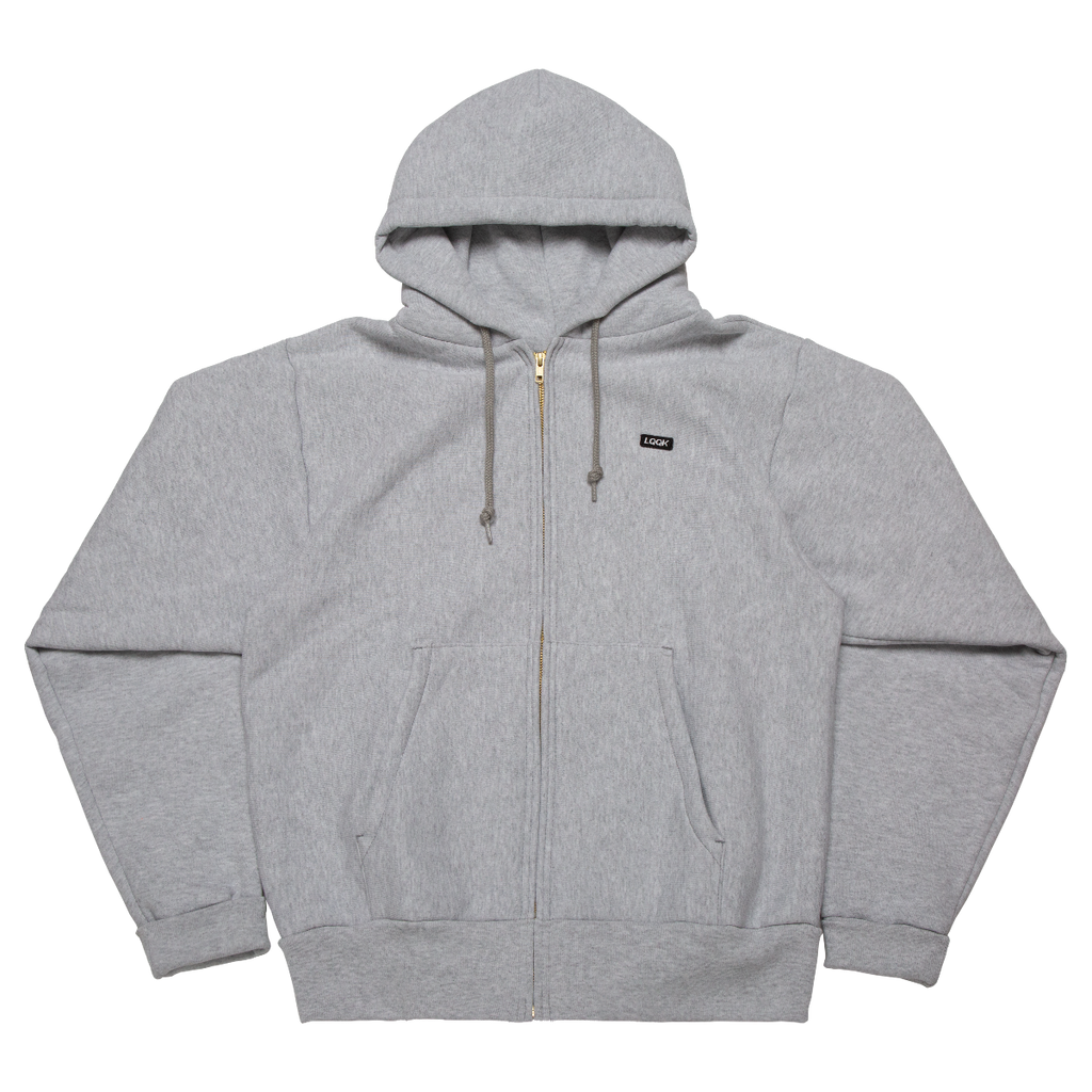 LQQK Zip-Up Hoodie Grey