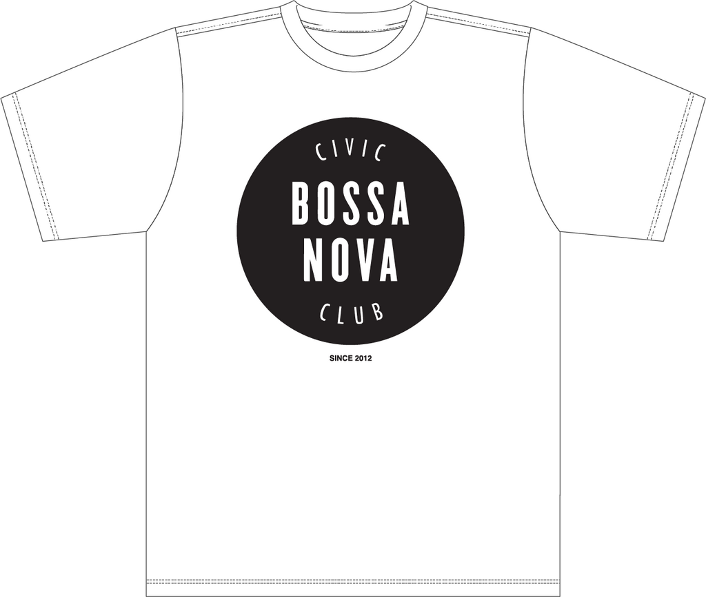 Bossa Nova - Logo Tee (White)