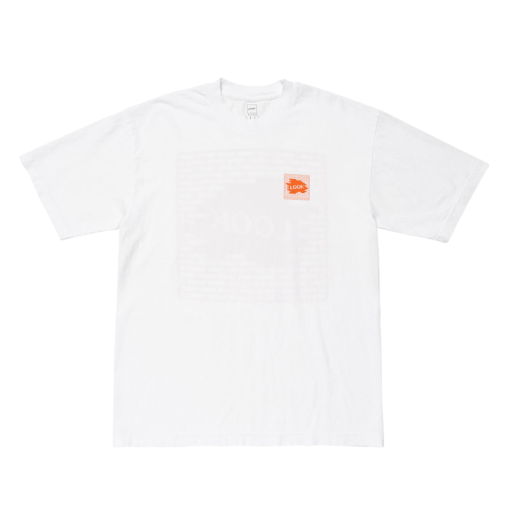 LQQK BRICK LOGO- White and Orange