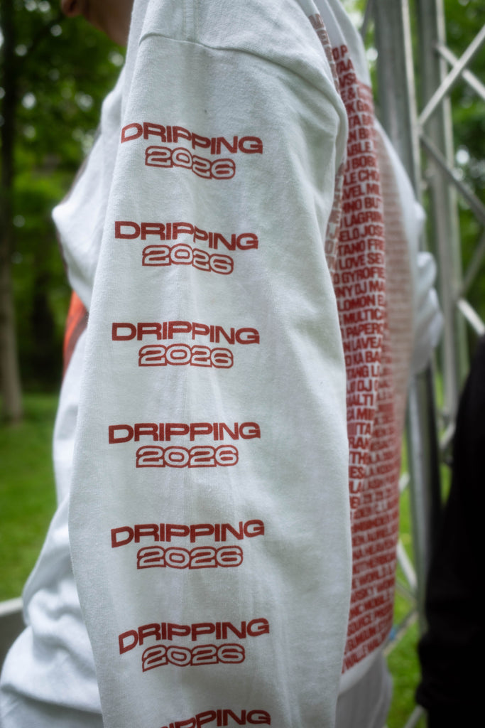 LONG SLEEVE -WHITE - DRIPPING 2026 Presale