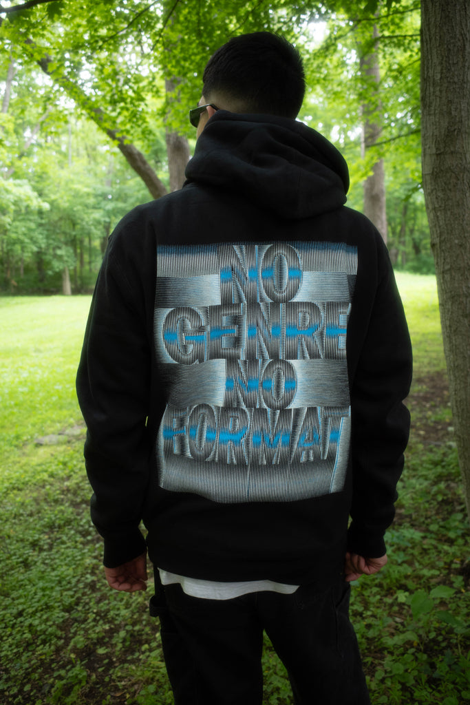 NO GENRE Hoodie BLACK - DRIPPING 2026 presale