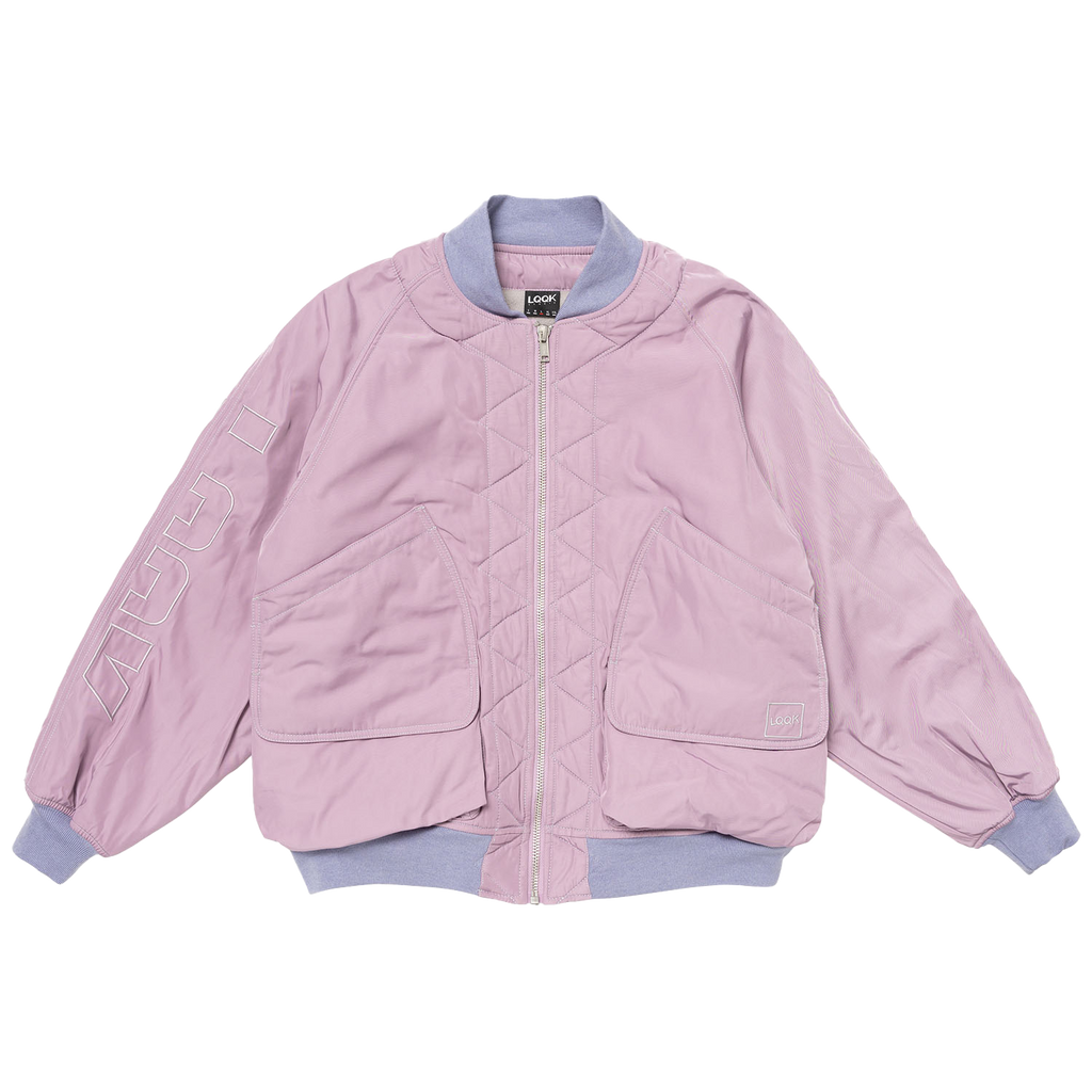 Liner Bomber Jacket -  DUSTY LILAC